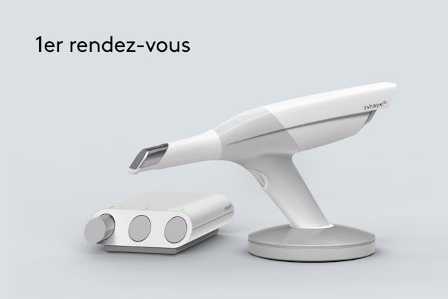 Lors de ton premier rendez-vous, le dentiste examine tes dents et effectue un scan 3D afin d’établir un plan de traitement qui te sera présenté au second rendez-vous. Pour préparer ce plan de traitement, tu dois verser un acompte de 99 francs.