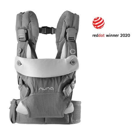 Die Babytrage von Nuna wurde mit dem Red Dot Design Award ausgezeichnet.