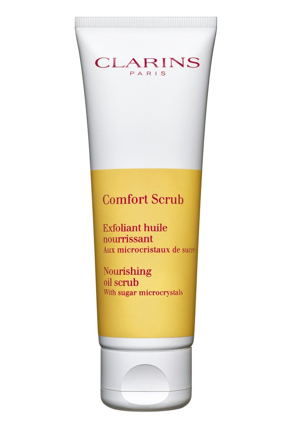 Nährendes Öl-Peeling mit Mikrokristallen aus Zucker.