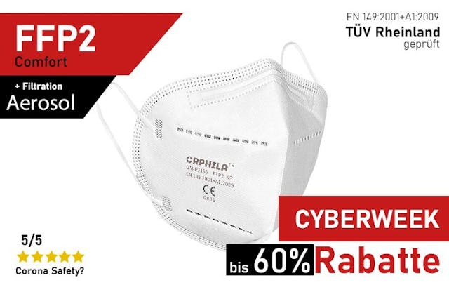 Für Risikogruppen zu empfehlen: FFP2 Masken.