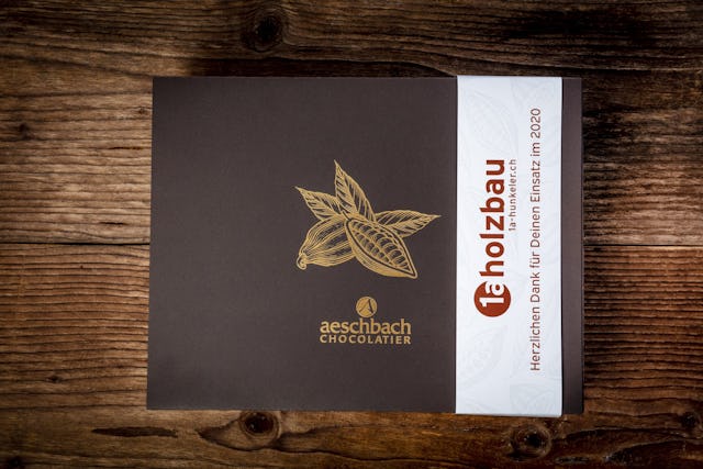 Auch als Firmengeschenk geeignet: Ab 25 Stück ist die Box personalisierbar.