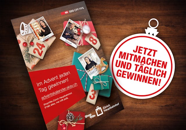 Öffne jeden Tag ein Türchen des ShopVille Adventskalenders und gewinne.