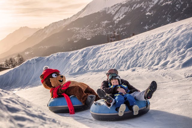 Hier ist der Spass garantiert: Snowtubing