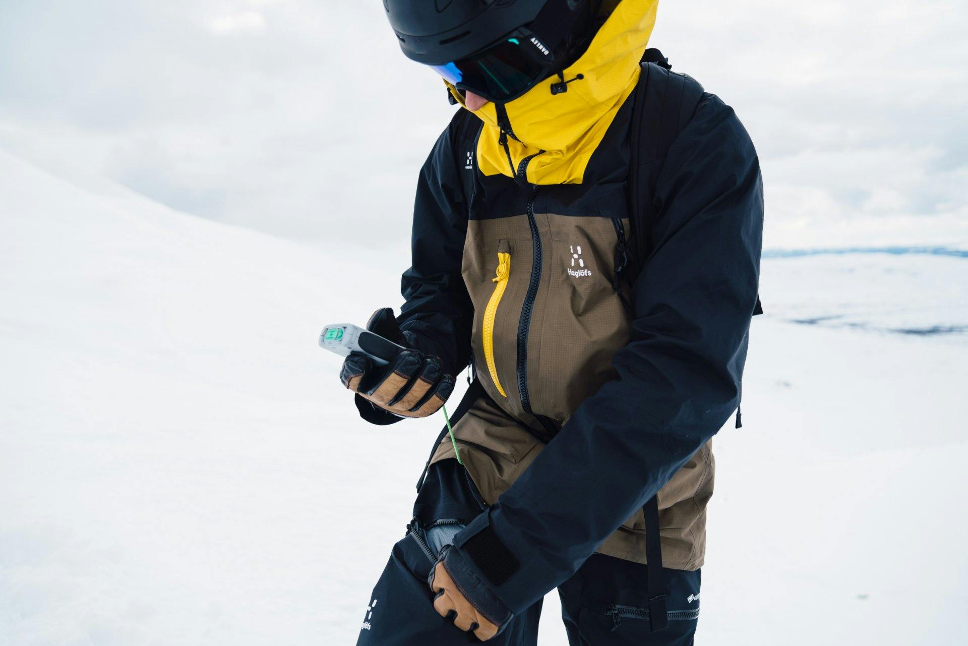 Neuste Gore-Tex-Materialien kommen zum Zug: Vassi-Jacke.