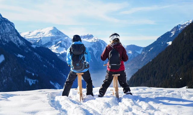 Inventé et breveté à Grindelwald il y a 100 ans: le Skivelo "Velogemel".
