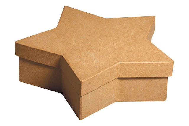 Der Star der Kartons
Pappm. Stern Box FSC,
100% recycled, 19 cm, Fr. 7.50,
bei