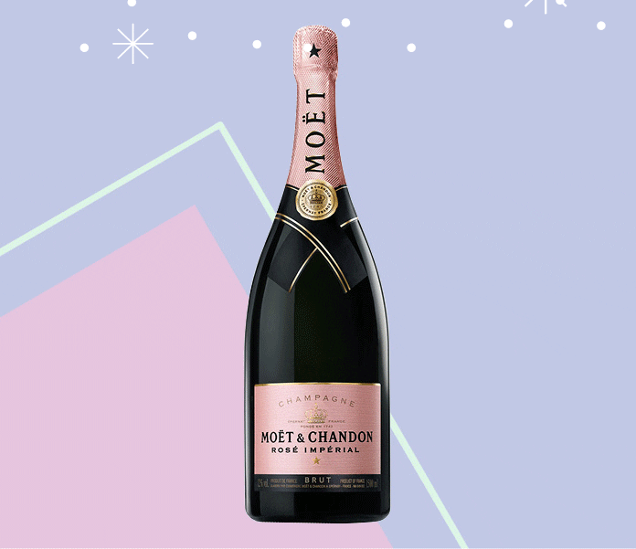 Pretty in Pink: Der  Moët & Chandon Impérial  Rosé ist ein edler Rosé-Champagner mit einem kräftigen Aroma von Walderdbeere, Himbeere und Kirsche.
