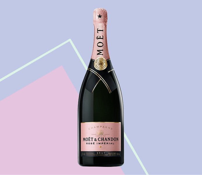 Pretty in Pink: Der  Moët & Chandon Impérial  Rosé ist ein edler Rosé-Champagner mit einem kräftigen Aroma von Walderdbeere, Himbeere und Kirsche.