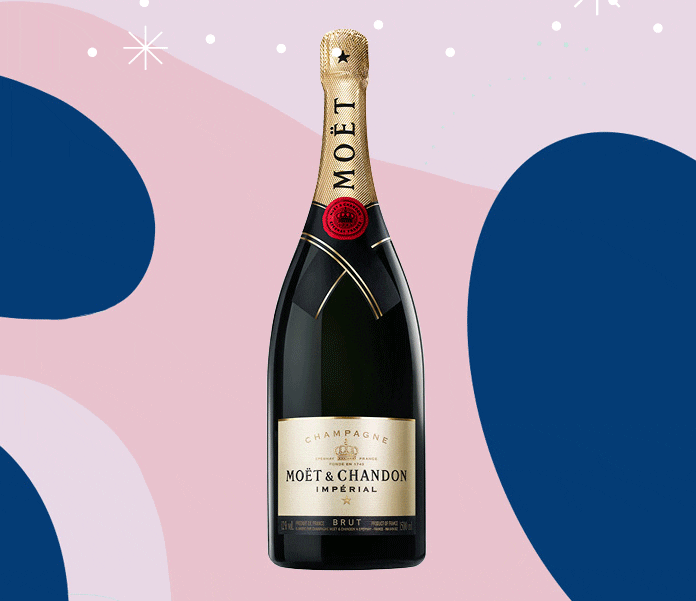 Das Beste zum Schluss: Glamourös und verführerisch präsentiert sich der Star von Moët & Chandon in der 1,5 Liter Magnum-Flasche. Happy New Year!