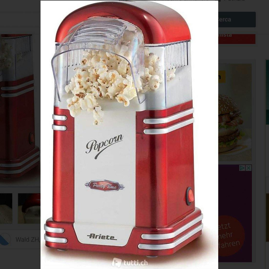 Kino ohne Popcorn? Geht gar nicht. Für Nachschub sorgt eine