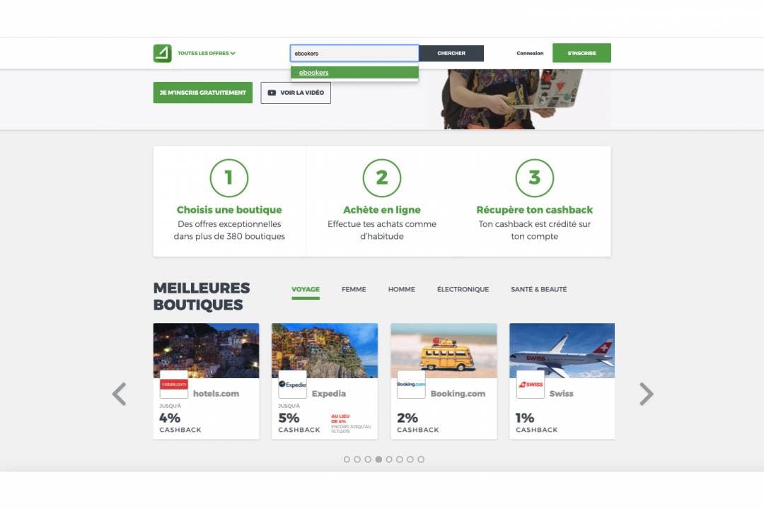 Choisis ta boutique parmi un large choix comme Media Markt, Conforama, Zalando Lounge, etc.