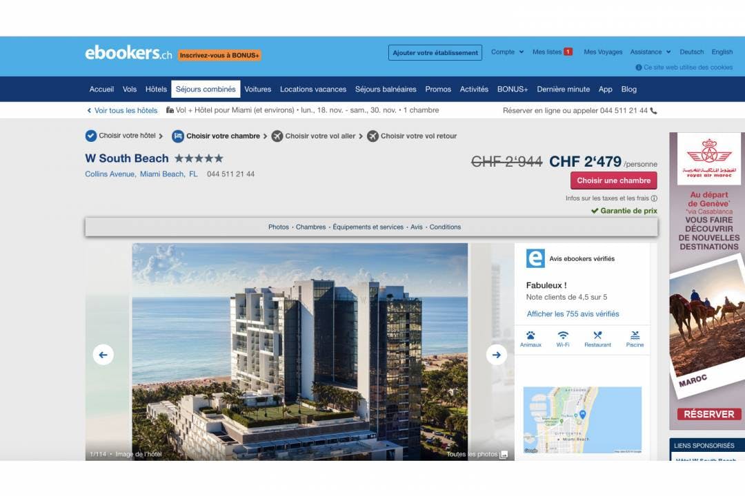 Le cashback te sera crédité en argent comptant à la fin de ton achat ou jusqu’à 12 semaines après tes réservations de vols et d’hôtels.