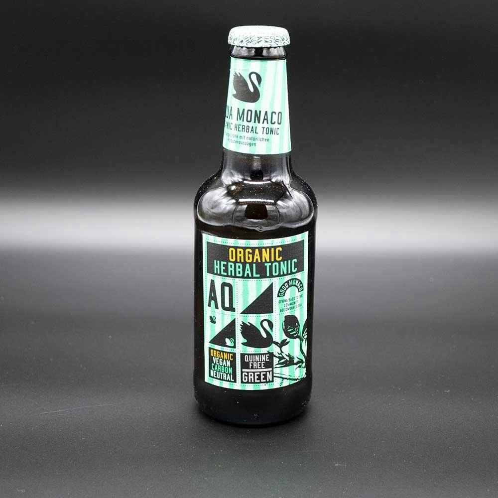 Das Organic Herbal Tonic von Aqua Monaco schmeckt nach Rosmarin, Lavendel und Zitronenmelisse.