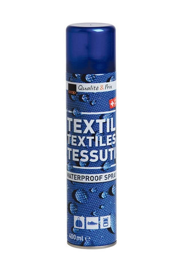 Au sec: spray imperméabilisant, 5 fr. 95, Au sec: spray imperméabilisant, 5 fr. 95,