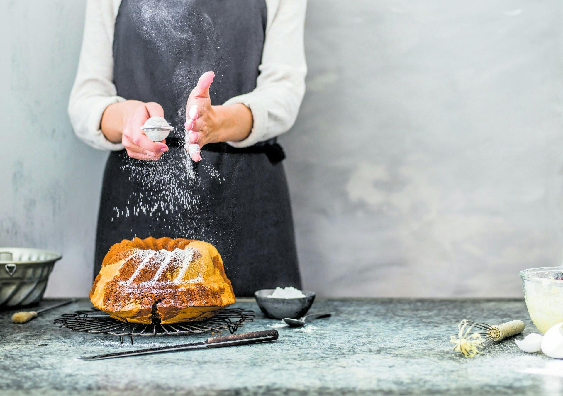 Für weisse Weihnachten: Etwas Puderzucker!