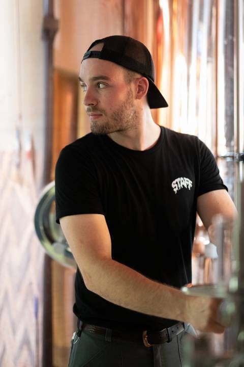 Für 900 Liter Bier verwendet Tim Stapel rund 50 Kilo einer hausgemachten Paste aus Hokkaidokürbis.