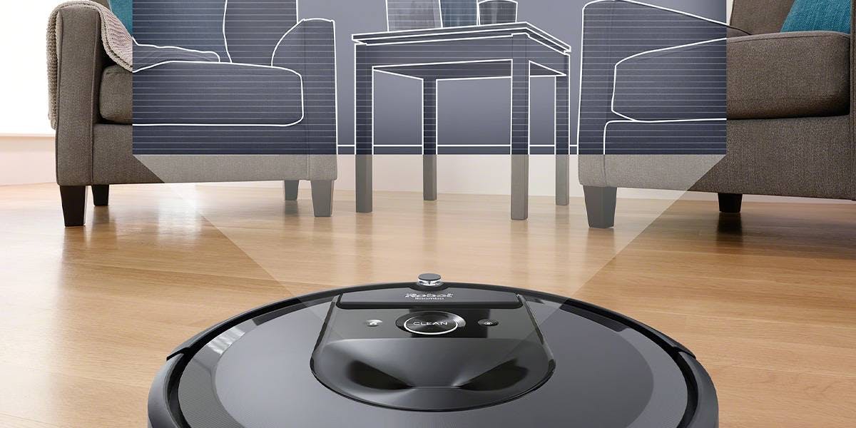 Sait où il a nettoyé et ce qui lui reste à nettoyer. La technologie vSLAM® utilise un capteur optique pour capturer plus de 230’400 points de données...