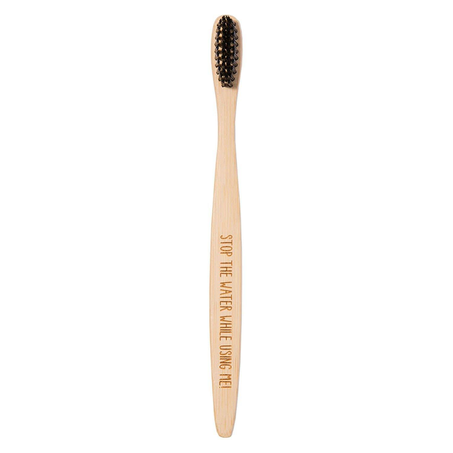 Stop the Water – Wooden Bamboo Tooth Brush