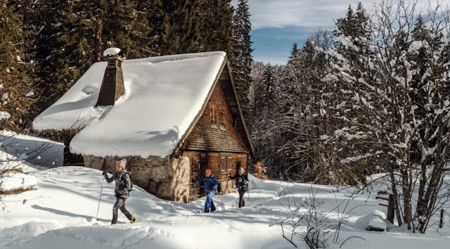 L'itinéraire balisé sur Le Pralet est idéal pour ceux qui veulent faire une randonnée à ski pour la première fois.