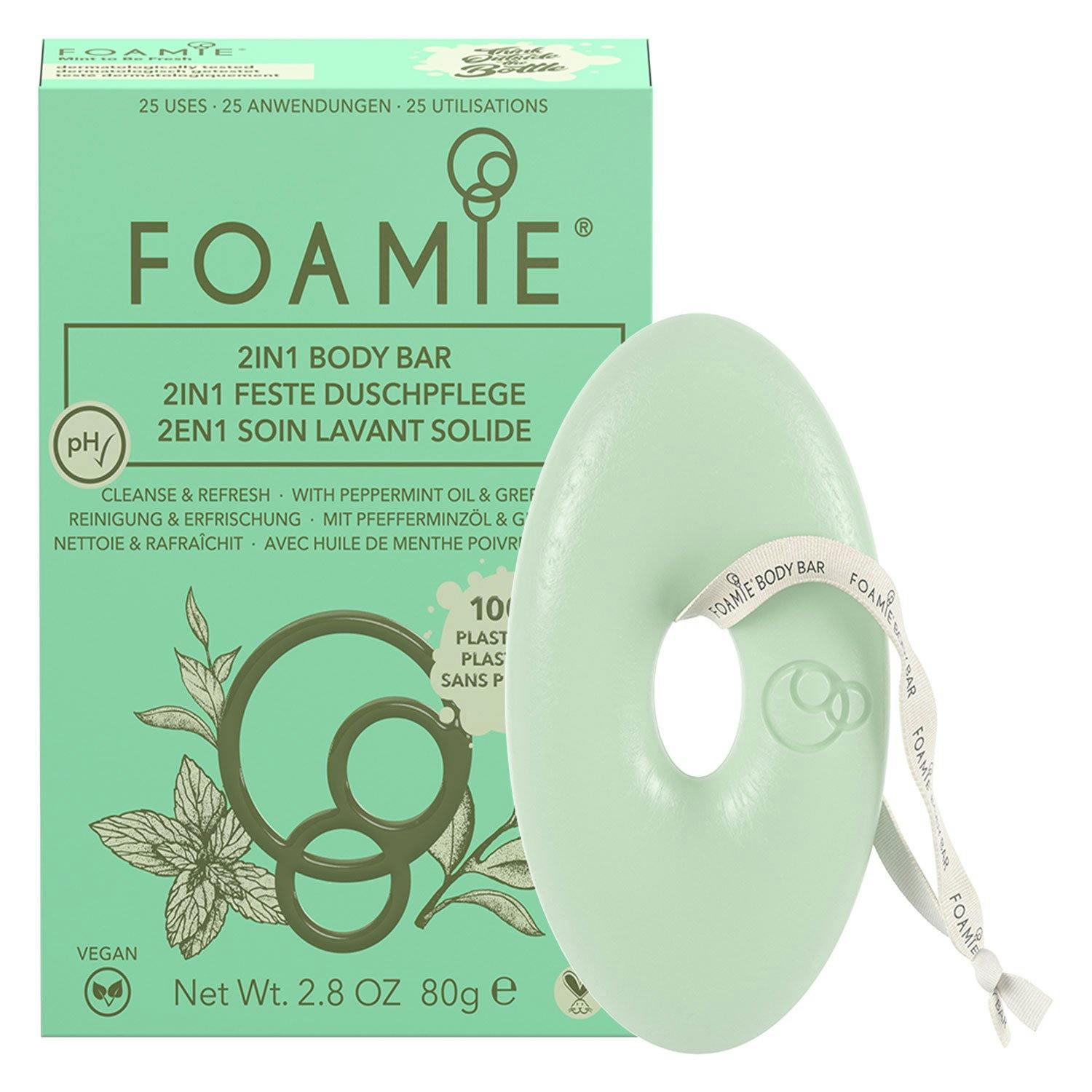 Foamie - Micellar Mint & Matcha Body Bar