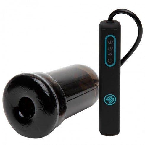 Ce masturbateur avec effet de succion est idéal pour un plaisir en solo. Installe-toi confortablement et laisse faire le sextoy qui fonctionne presque...