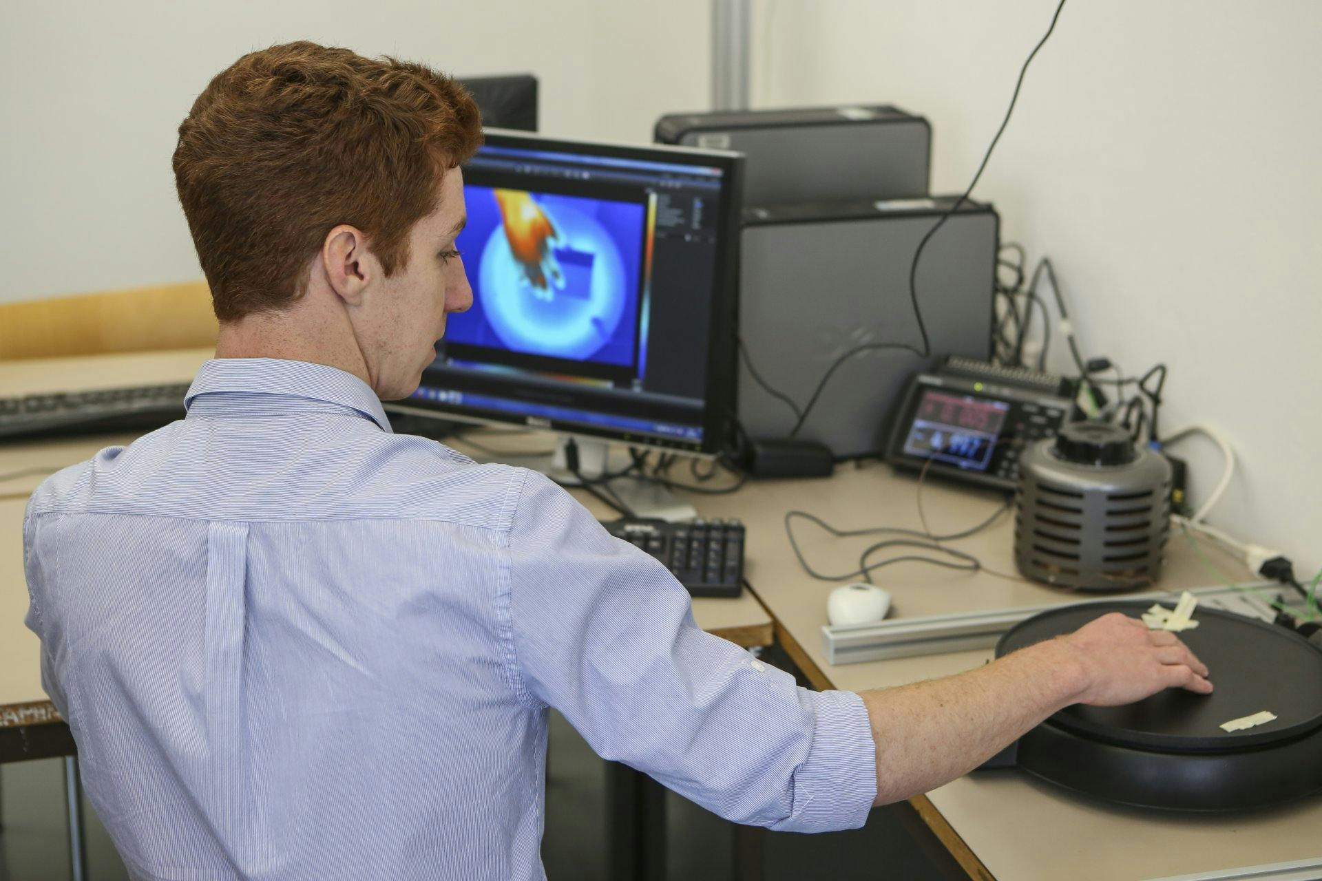 Filière Bachelor Technique des bâtiments - caméra thermique.