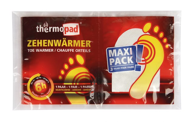 Pieds réchauffés: Thermopad chauffe-orteils
8 h, 7 fr. 95/ 3 paires, sur bricoetloisirs.ch.