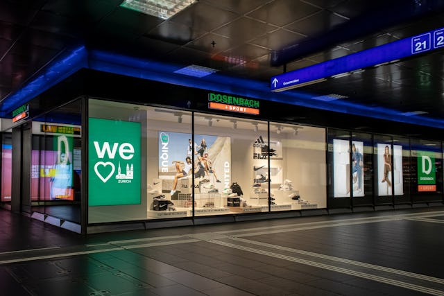 Wiedereröffnung: Der Dosenbach-Store am Zürcher Hauptbahnhof erblüht in neuem Look. Wiedereröffnung: Der Dosenbach-Store am Zürcher Hauptbahnhof erblüht in neuem Look.