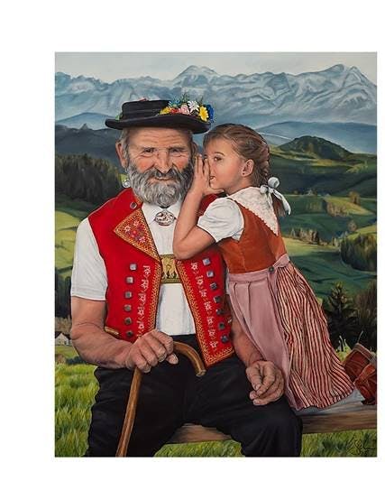 Ein Originalkunstwerk, welches das Herz berührt.