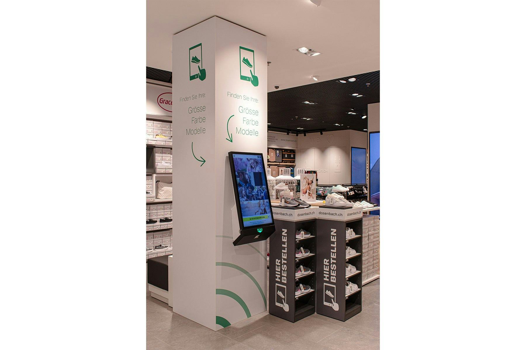 Der Dosenbach-Store im ShopVille vereint Online- und Offline-Angebot und bietet dir dadurch das optimale Shopping-Erlebnis.