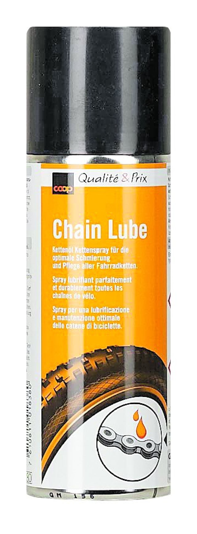 Cambio dell’olio:
Lubrificante per catene Bike
Qualité&Prix, fr. 9.95/200 ml,
da