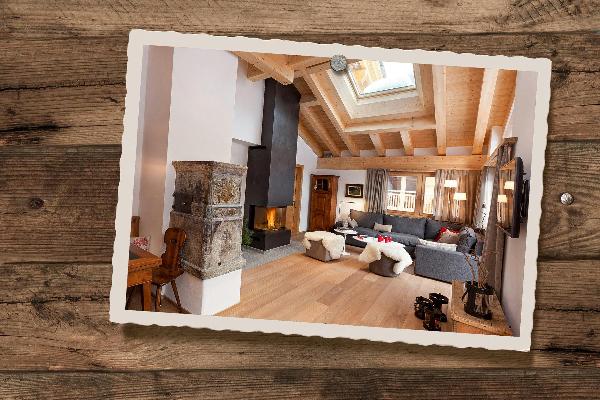 Dans ce magnifique chalet abritant plusieurs chambres, il y a de la place pour toute la famille.