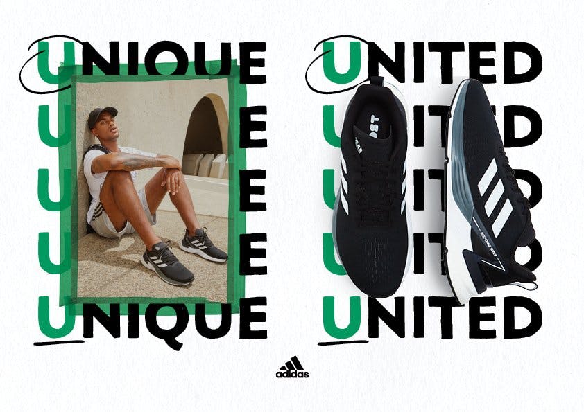 Mit diesem modernen und sportlichen Look von Adidas eroberst du die Strassen der Stadt.