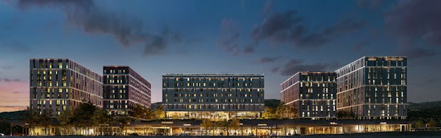 «Les Atmosphères», centre névralgique et porte d’entrée symbolique du Quartier de l'Étang. «Les Atmosphères», centre névralgique et porte d’entrée symbolique du Quartier de l'Étang.