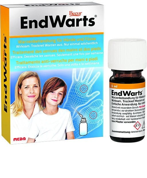 Fobia delle lumache?
Trattamento anti-verruche
Classic EndWarts Classic,
fr. 28.50/5 ml, nelle farmacie