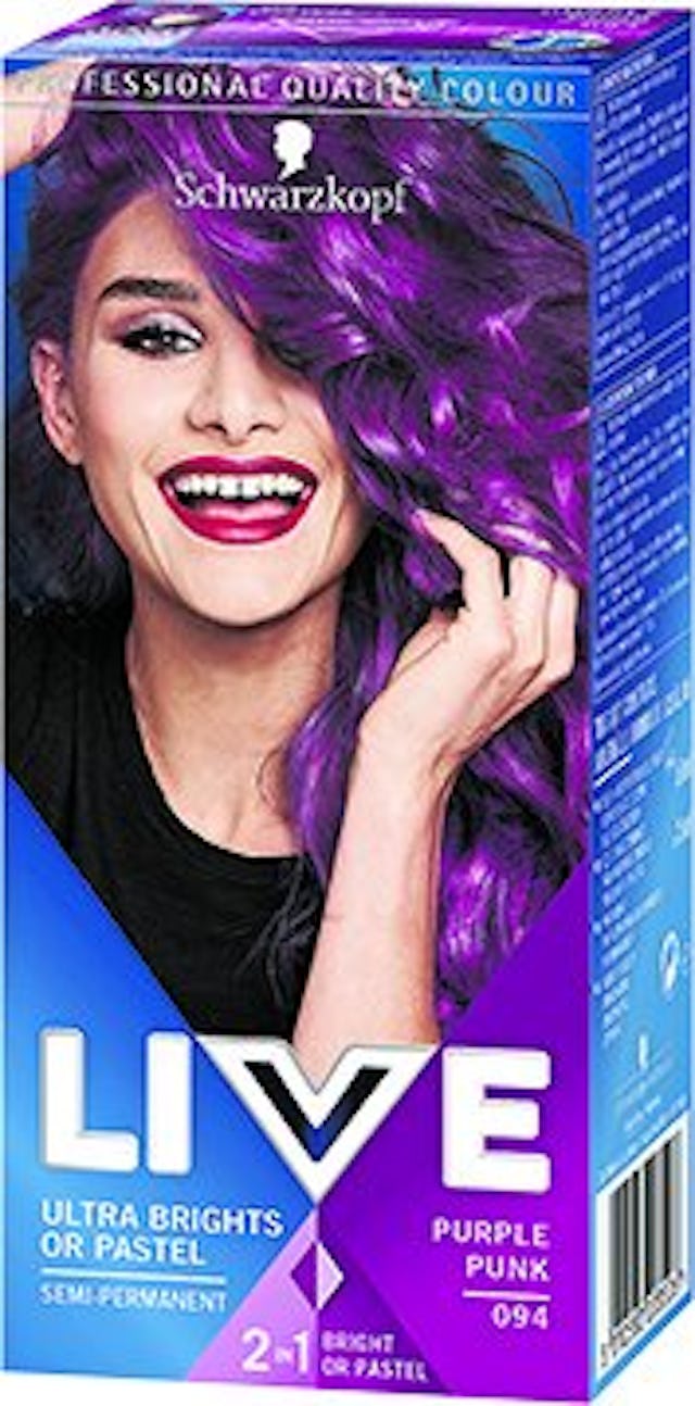 E viola sia:
Live Ultra Bright Purple Punk,
fr. 8.90, nei maggiori punti
vendita