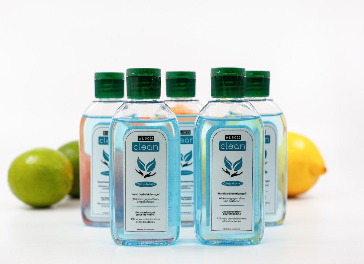 Das neue ELIKO Clean Desinfektionsmittel «Made in Switzerland».
