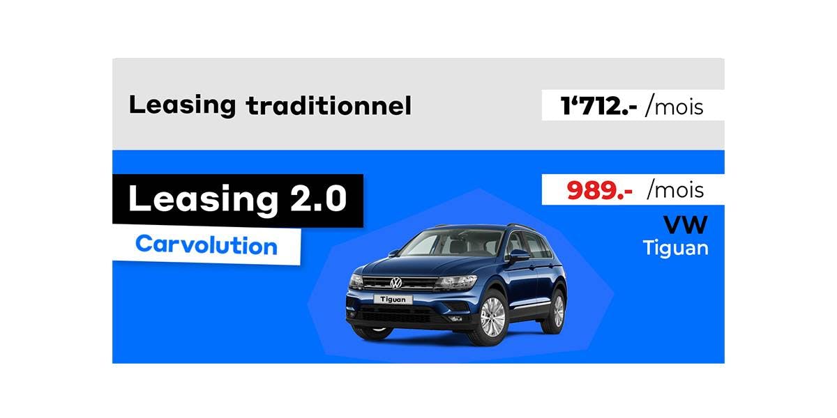 En Suisse, on ne peut pas ne pas évoquer les SUV, comme par exemple la VW Tiguan! Carvolution propose aussi des véhicules à un prix imbattable comparé...