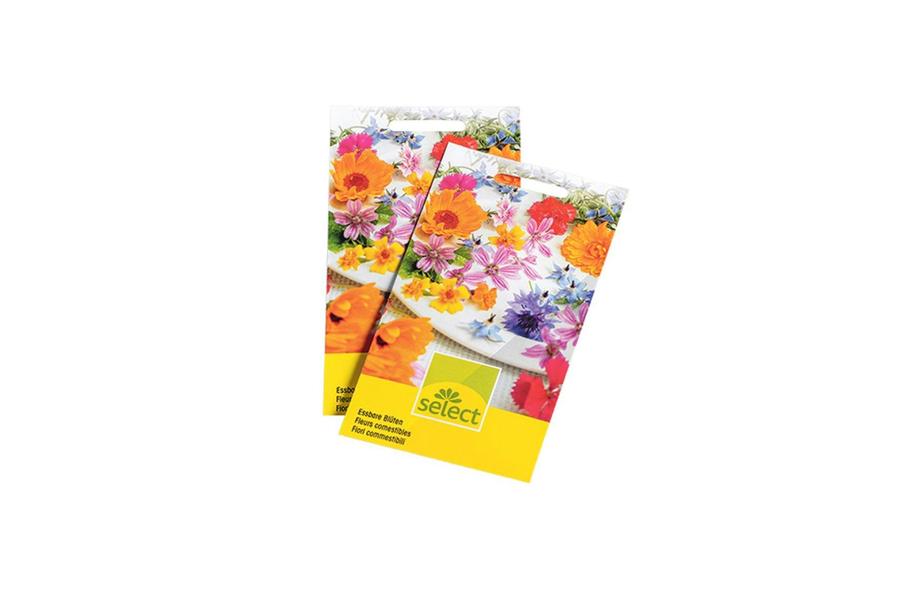 Selber anbauen: Select essbare Blüten, Fr. 3.90, 
bei Coop Bau ​+ ​Hobby.