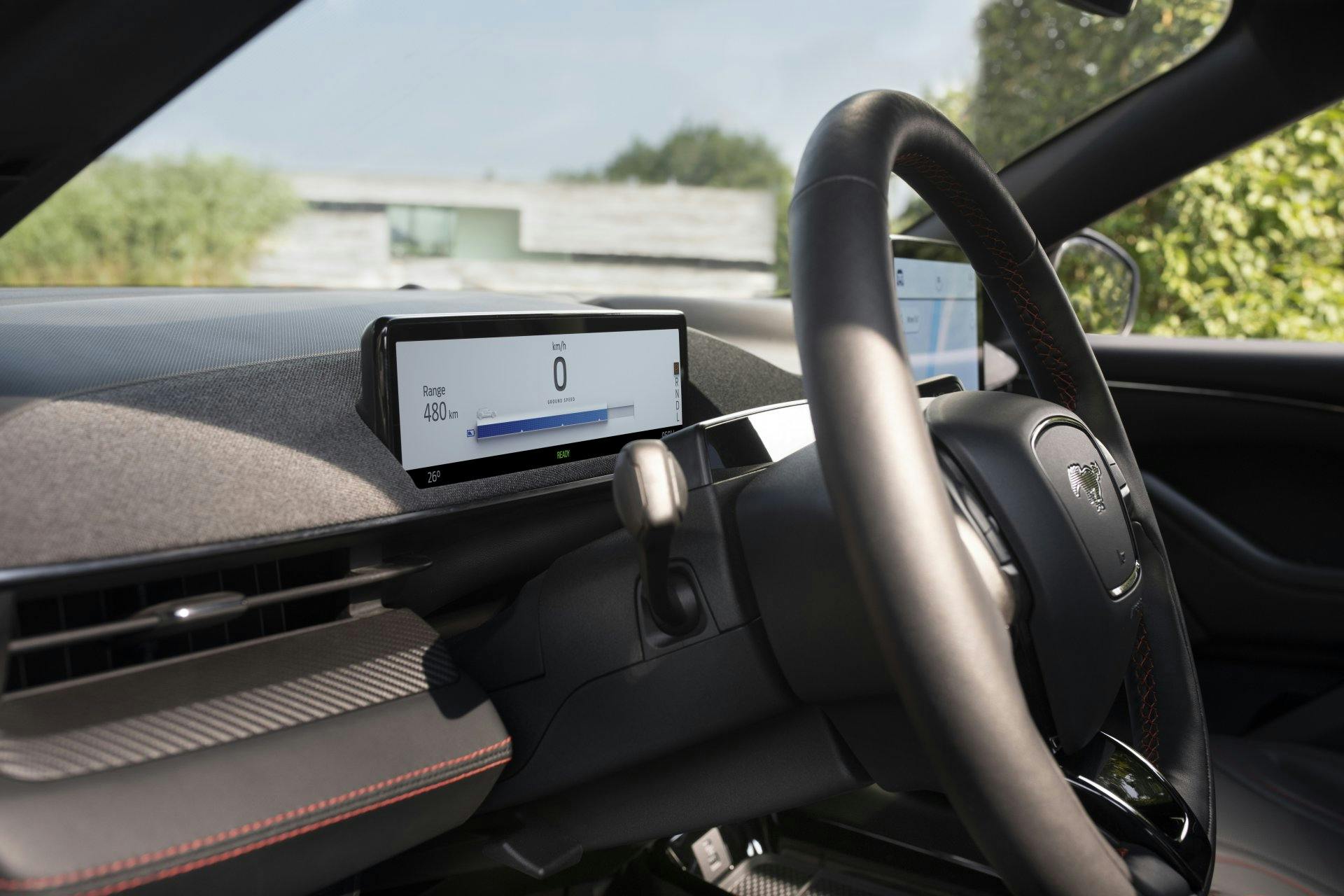 In 3,7 Sekunden galoppiert der Ford Mustang Mach-E von 0 auf 100 km/h.