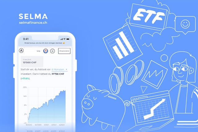 Selma ist eine digitale Finanzassistentin, die anhand einiger kurzer Fragen einen persönlichen Investmentplan erstellt.