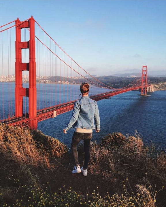 Le moment fort de l’année de Baptiste Tachet: le Golden Gate Bridge dans toute sa splendeur.
