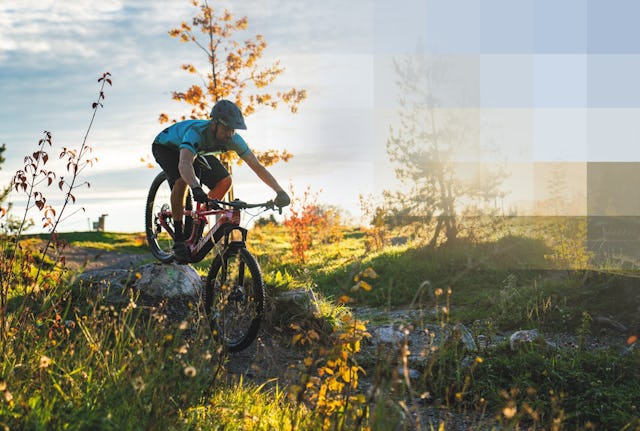 Ein sportliches E-Bike von Thömus.