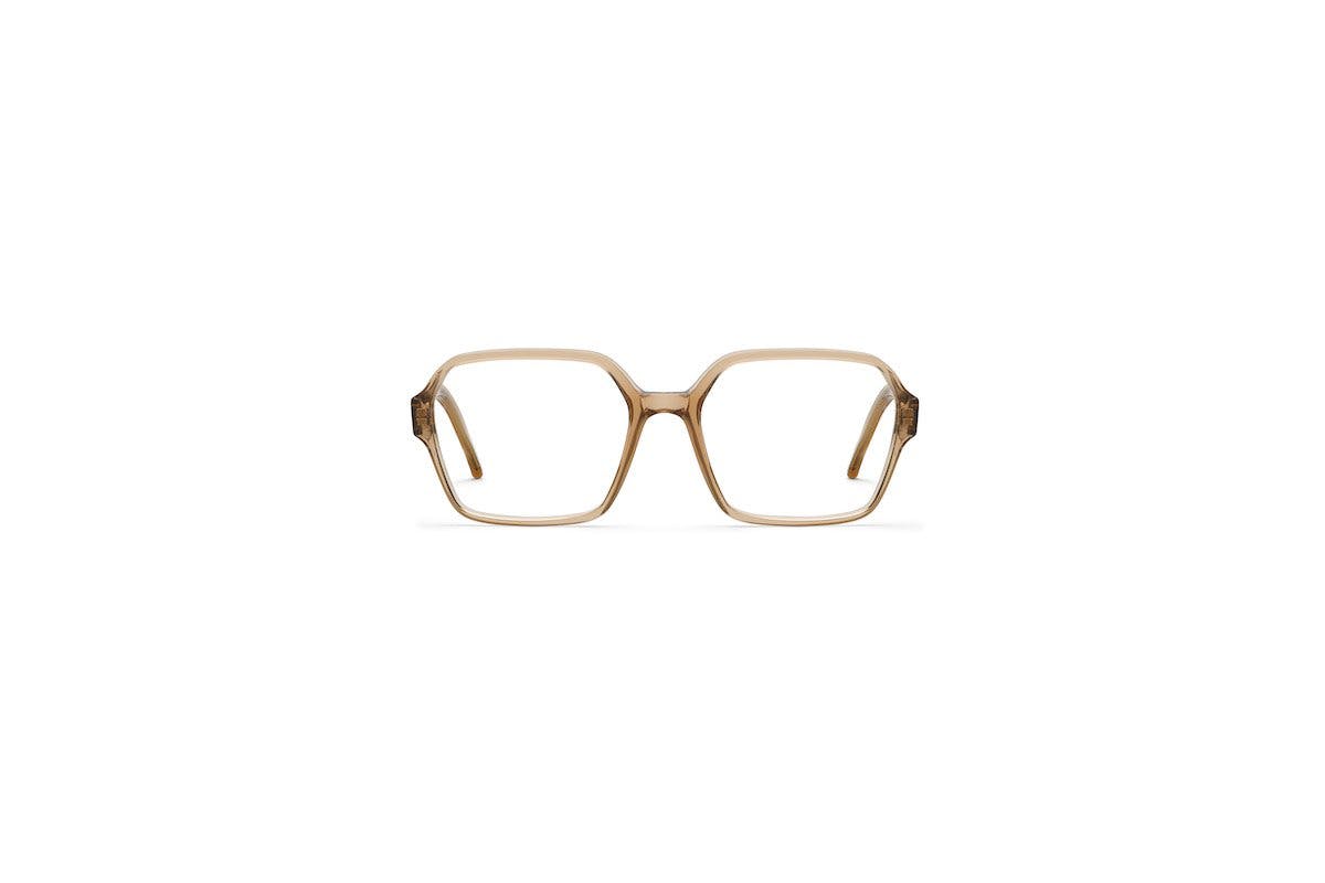 DESIGN 530 FLEX: Lunettes tendance en acétate beige transparent