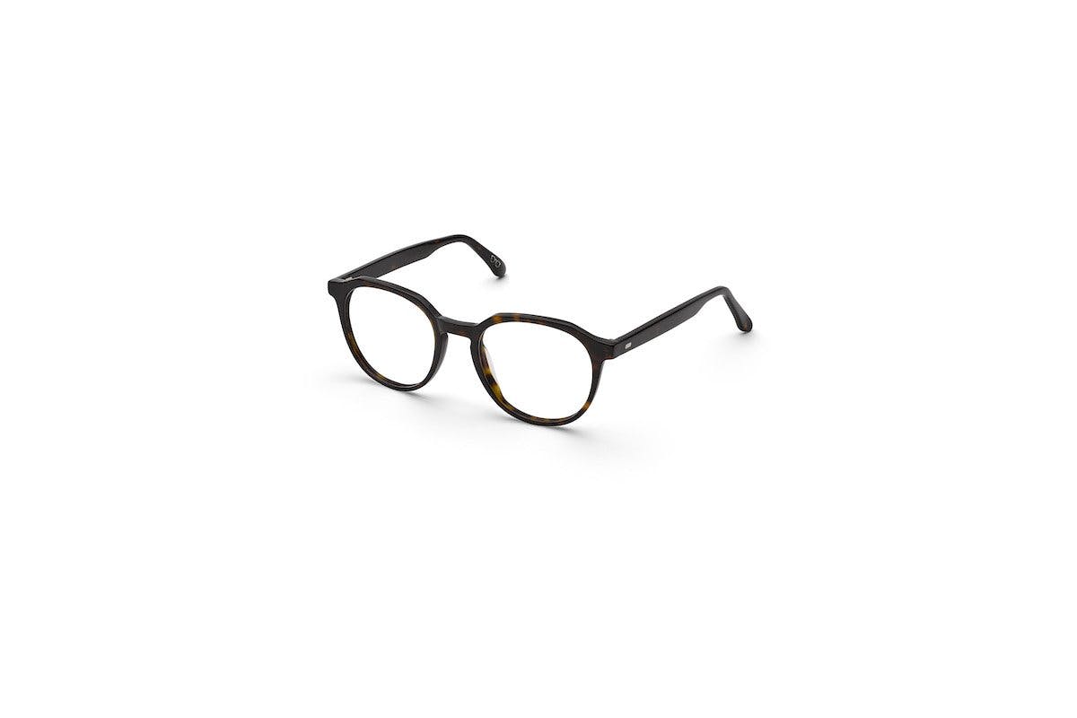AB 007 CL: Lunettes de forme Pantos en acétate couleur Havanna
