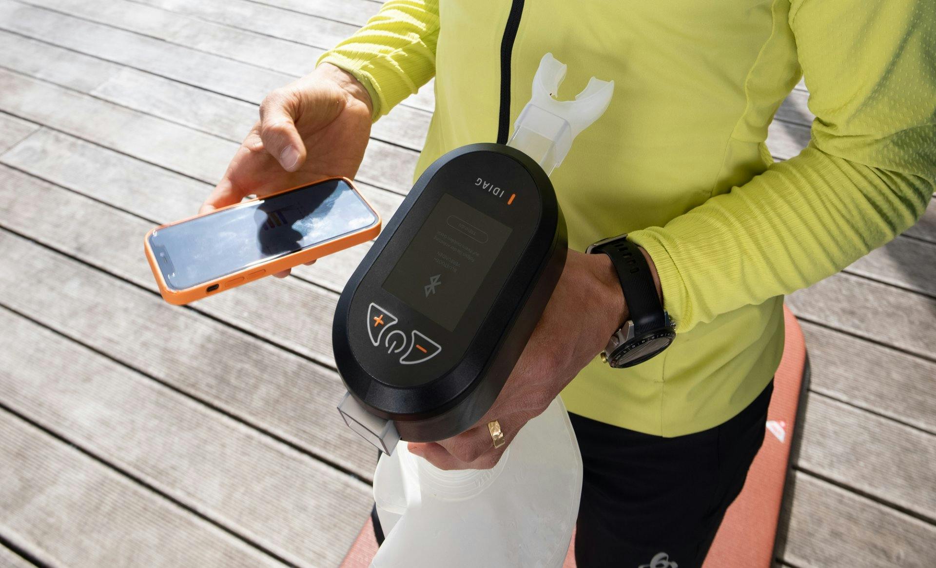 Der Idiag P100 im Einsatz bei der Vorbereitung für die nächste Saison.