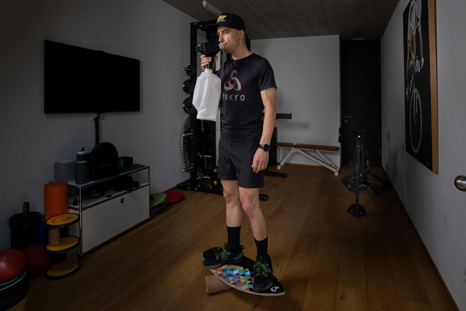 Die positiven Effekte des Atemmuskeltrainings sind zu beobachten.