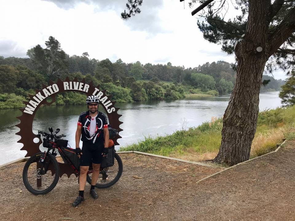 Der achte Tour-Tag führte entlang dem Fluss Waitako.