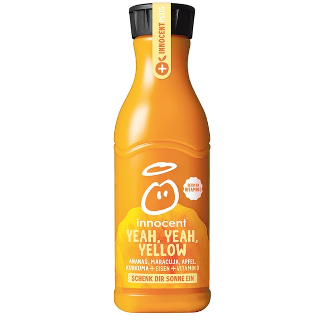 Dazu kann man nur Yeah sagen: Innocent Plus Yeah Yeah Yellow Juice, Fr. 4.95/750 ml, bei Coop.