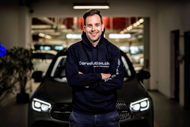 Immer gute Laune: Olivier Kofler ist CEO beim Auto-Abo-Anbieter Carvolution.